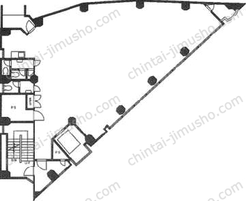 新宿サンビル7階の間取図