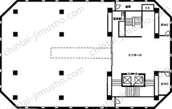 新橋駅前ビル2号館の間取図