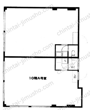 二葉ビル10階の間取図