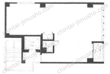 淡景ビル3階の間取図