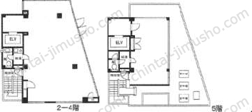 日月光ビル1階の間取図