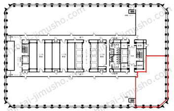 新宿センタービル／+OURS新宿の間取図