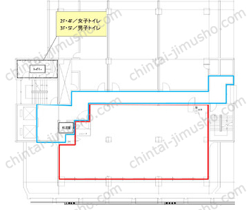 五番町センタービル2Fの間取図
