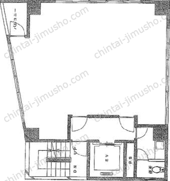 京橋第3長岡ビルの間取図