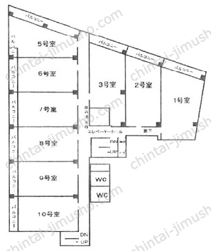 新陽ビルの間取図