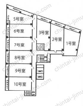 新陽ビルの間取図