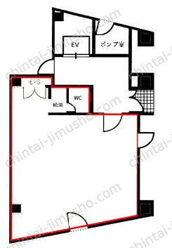御茶ノ水クロスビル1Fの間取図