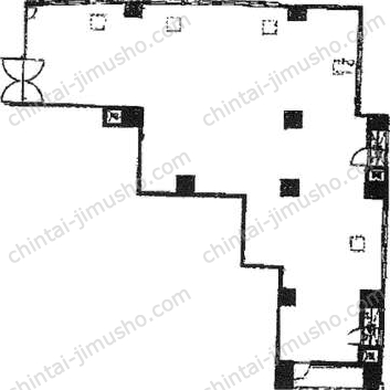 ダイナシティ西新宿1階の間取図