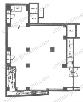 ダイナシティ西新宿B1階の間取図