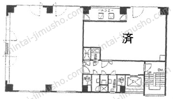 新橋安達ビルの間取図