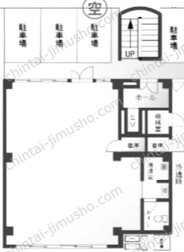 K&Kビル1階の間取図