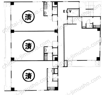 新宿光陽ビルの間取図