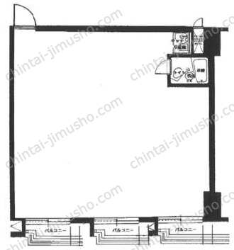 新宿ダイカンプラザA館の間取図
