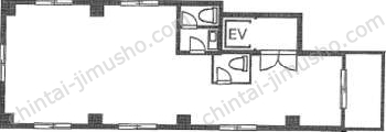 イーグル西新橋ビル3階の間取図