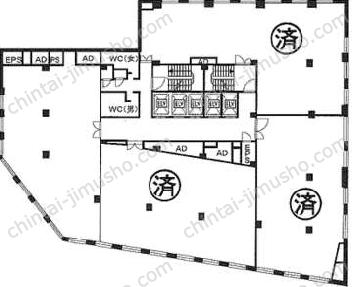 スルガビルの間取図