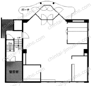 エスペランサビル1階の間取図
