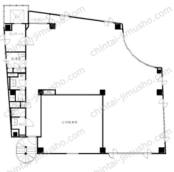 IS弓町ビルの間取図