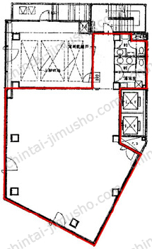 小川町メセナビルの間取図