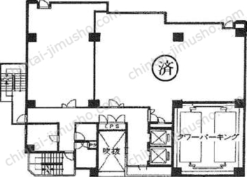 ワコーレ三軒茶屋64ビル4階の間取図