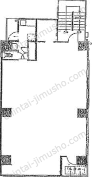 第二山口ビル2階の間取図