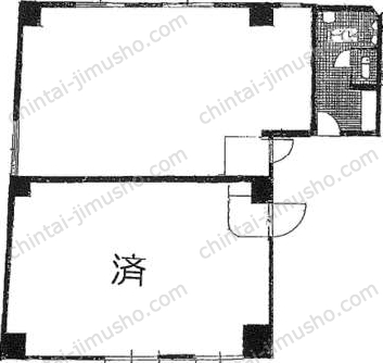 エコービル2階の間取図
