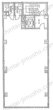 マツダビル3階の間取図