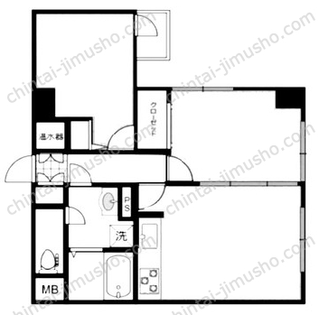 セントラル東銀座の間取図
