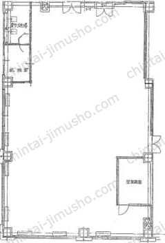 大崎ニューシティ4号館／新大崎勧業ビル3階の間取図
