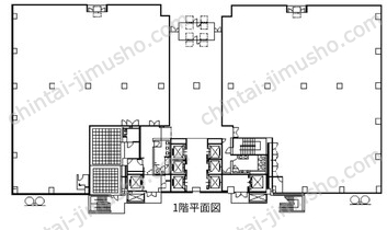 MS芝浦ビル1階の間取図