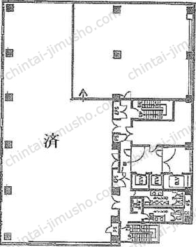 NBF小川町ビルディング10階の間取図