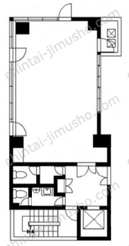 ビルックス茅場町4階の間取図