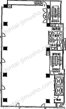 三井ビル2階の間取図