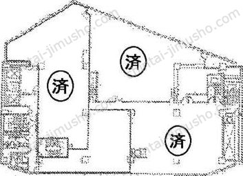 上野広小路会館3階の間取図