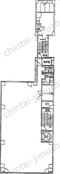日本生命銀座ビル4階の間取図