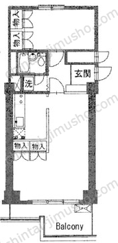 メゾンサンシャインビルの間取図