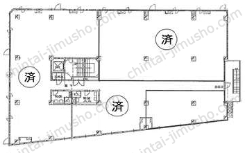 井門美竹ビルの間取図