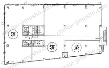 井門美竹ビルの間取図