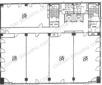キューブワン麹町／QV1麹町の間取図