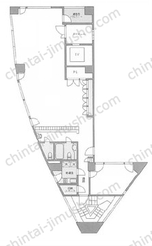 Barbizon229階の間取図