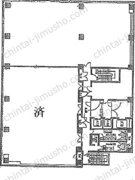 NBF小川町ビルディング4階の間取図