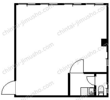 マンションリキュー4階の間取図