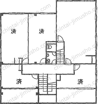 大洋ビルの間取図