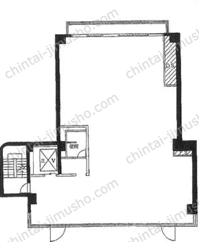 赤坂三基ビル6階の間取図