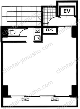 原ビル5階の間取図