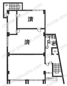 東京洋服会館の間取図