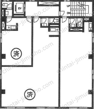 堀口ビルの間取図