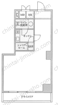 クローバー六本木の間取図