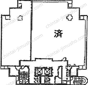 いちご西参道ビル5階の間取図