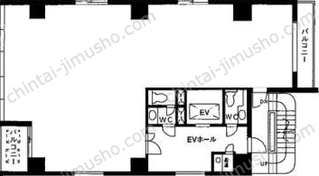 矢崎ホワイトビルの間取図