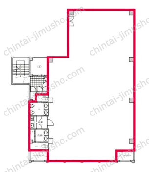 蒲田トーセイビルⅢ5階の間取図